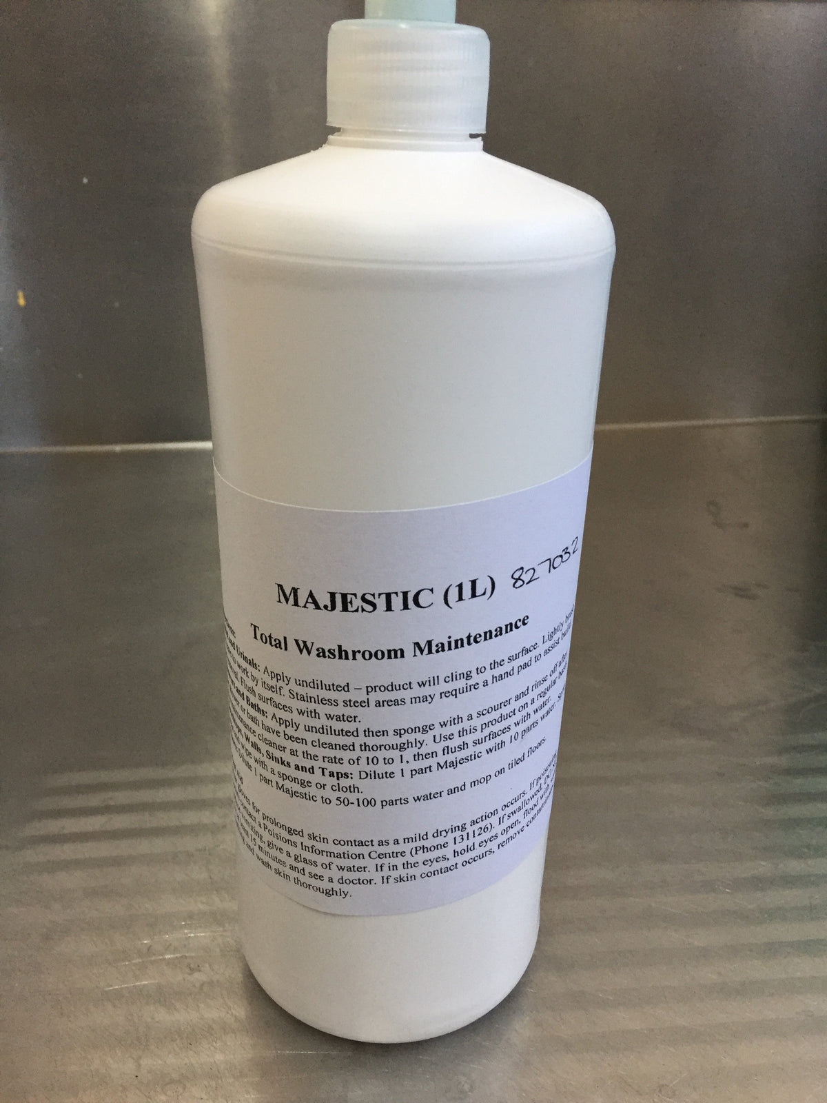 Majestic Washroom Cleaner bottle