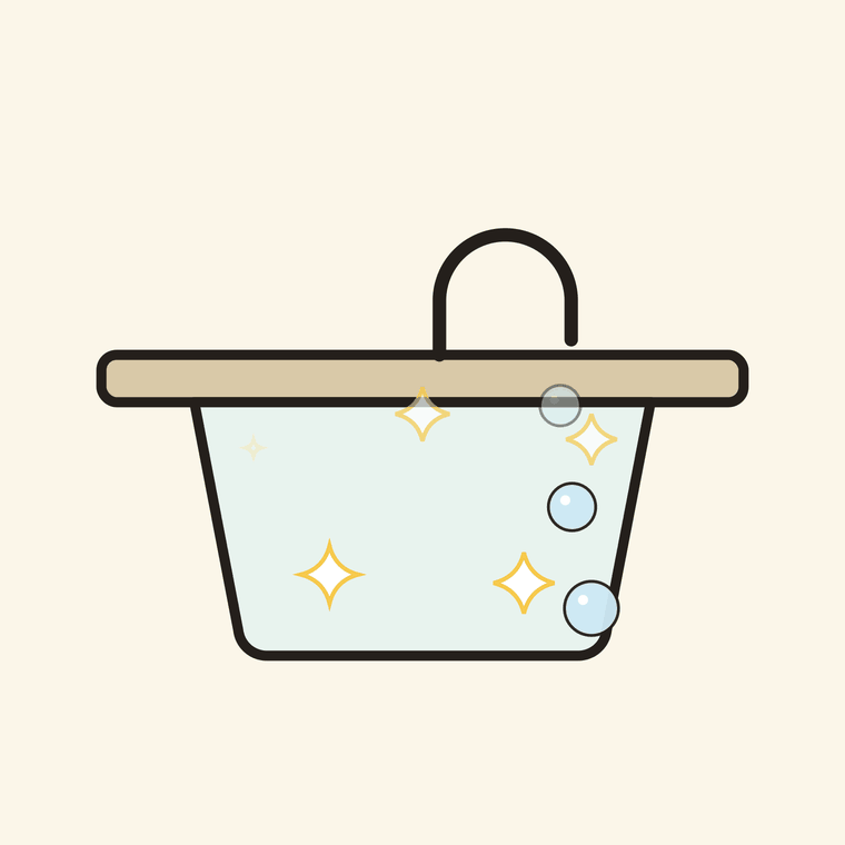 Majestic shining sink animation